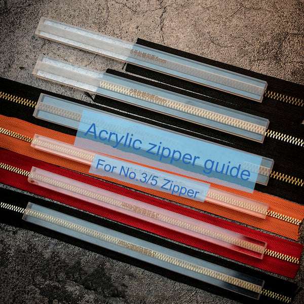Acrylic Zipper Guide No.3