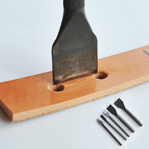 Seiwa Flat Prong Leather Stitching Chisel Pricking Iron- 20/25mm prongs