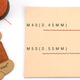 Meisi Super Fine Waxed Linen Thread M50, 0.55mm
