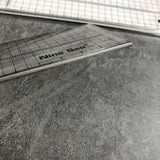 Leather Working Tools Nine Sea Square Ruler Gauge with Metal Cutting Edge - LeatherMob