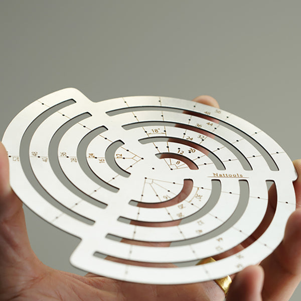 Scale Curve Ruler- Small Size, Nattools