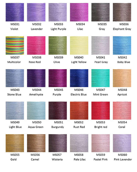 Meisi Super Fine Waxed Linen Thread M40, 0.45mm