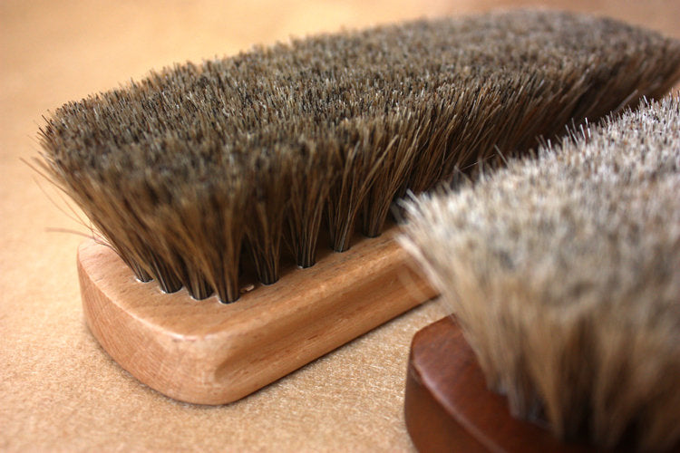 Horse Hair Brush Leathercraft Burshing Cleaning Boot Care Surface End  Polishing Shose Finish Tool Maintain Craft Treatment Leather – LeatherMob