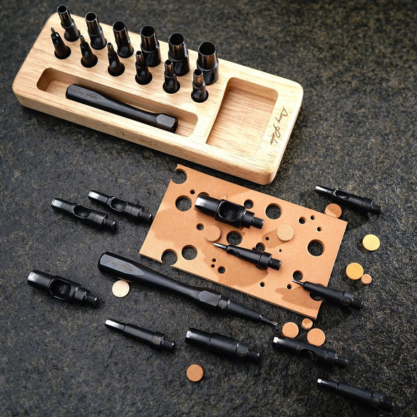 Atelier Amy Roke Round Punch Hole Belt Leather card Board leathercraft leathermob craft tool Screw
