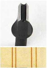 Swivel Knife Spare Blade Double Line Blade