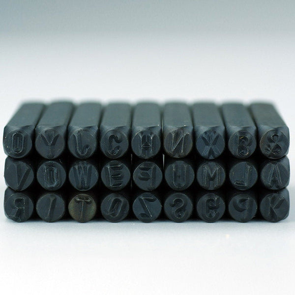Leather Working Tools Capital 26 Alphabet / Number Stamp - LeatherMob