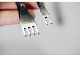 3mm Diamond Leather Stitching Chisel Pricking Iron Tool Kyoshin Elle LeatherMob Leathercraft