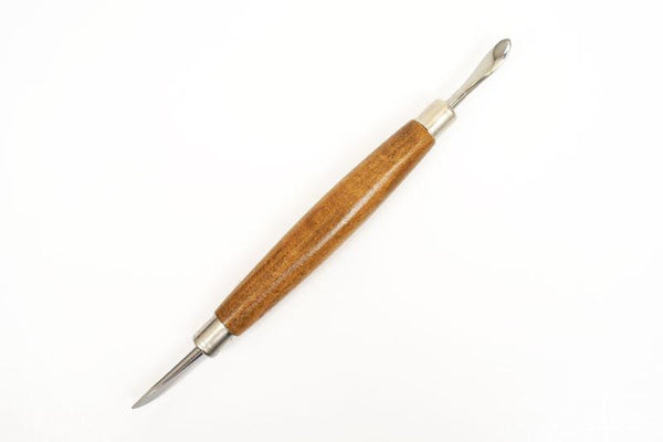 Leathermob Kyoshin Elle Embossing Modeler Spoon Carving Blade Modelling Knife Fine Point Leather