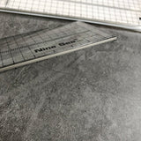 Leather Working Tools Nine Sea Square Ruler Gauge with Metal Cutting Edge - LeatherMob