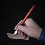 Leather Working Tools M390 Carving Knife - LeatherMob