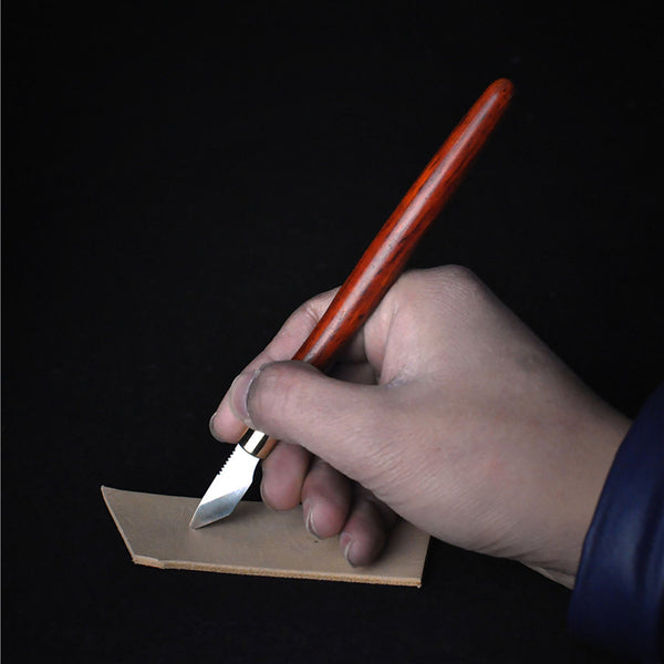 Leather Working Tools M390 Carving Knife - LeatherMob