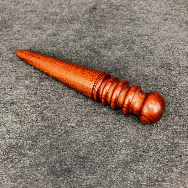 Leather Edge Slicker Round Burnisher Wood Leathercraft Hand Tool polishing sanding Smooth Wood