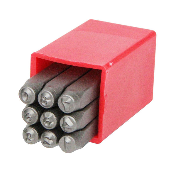 Leather Working Tools Elle Kyoshin Japan Number Stamp Set Large (0-9) 9 book leather craft imprinted alphabet Leathercraft - LeatherMob