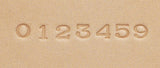 Japan Number Stamp Set (0-9) 9 book leather craft imprinted alphabet Leathercraft Craft Tool DIY