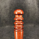 Leather Edge Slicker Round Burnisher Wood Leathercraft Hand Tool polishing sanding Smooth Wood