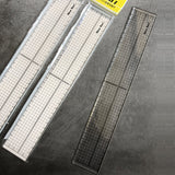 Nine Sea Square Ruler Gauge with Metal Cutting Edge