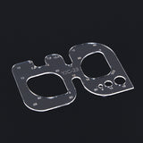 Acrylic Auxiliary Round Corner Stencil