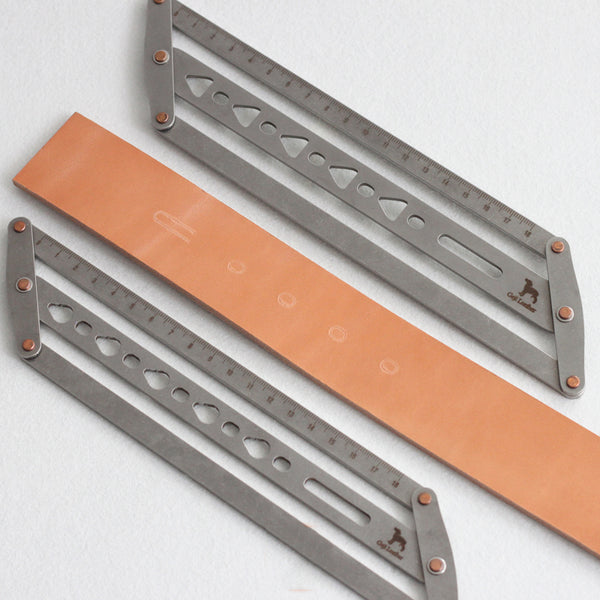 Leather Belt Punching Hole Positioning Ruler