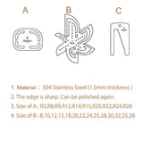 Corner/ Watchband Strap/ Belt Strap Stencil, Nattools