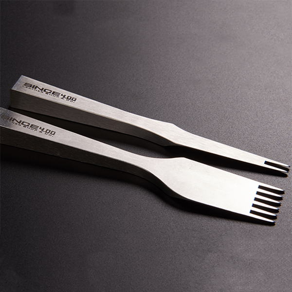 Leathermob Since Pricking Iron Japanese style for Leathercraft, Saddle Stitch, sewing, Chisel