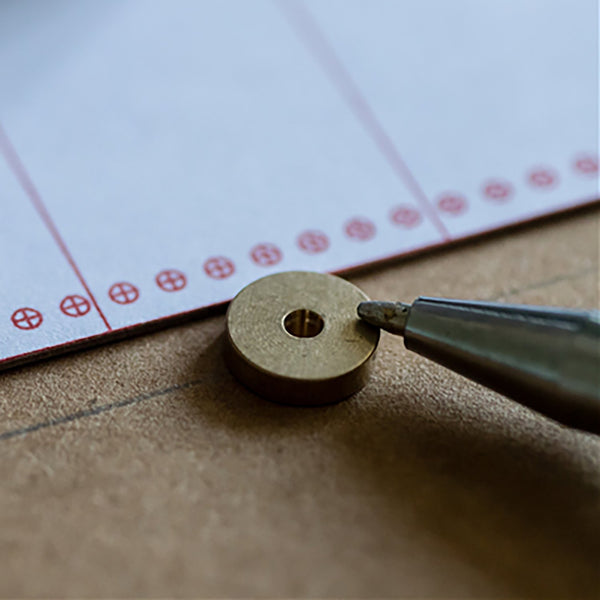 Stitching Wheel Leather Circular Margins Cutting Spacer Disc Leathercraft LeatherMob Craft Tool