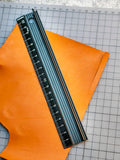 Leather Working Tools Anti-cutting Ruler - LeatherMob
