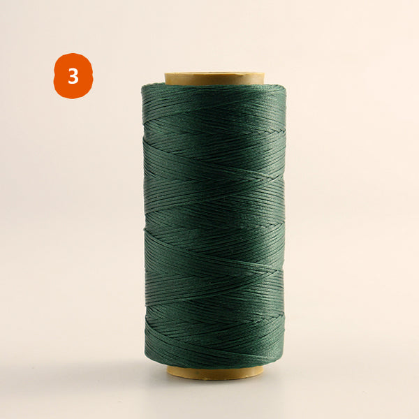 150D 1mm Flat Waxed Polyester Thread