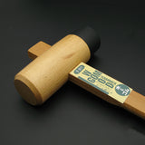 Leather Working Tools Japanese Sun up Carpenter Wood & Rubber Hammer Mallet Kiduchi Tool Wooden Craft leathecraft handmade - LeatherMob
