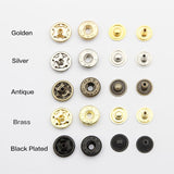 12.6mm Glove Snaps Button Japan Seiwa LeatherMob Leathercraft Leather Hardware