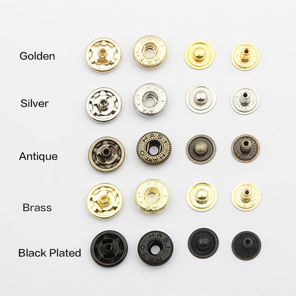 12.6mm Glove Snaps Button Japan Seiwa LeatherMob Leathercraft Leather Hardware