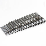 Leather Working Tools SPC Leather Round Steel Puncher Hole Thick Cut Punch Hollow Leathercraft - LeatherMob