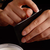 Since Fiber Filler Polish of the edge or Leather Burnishing Gum Leathercraft