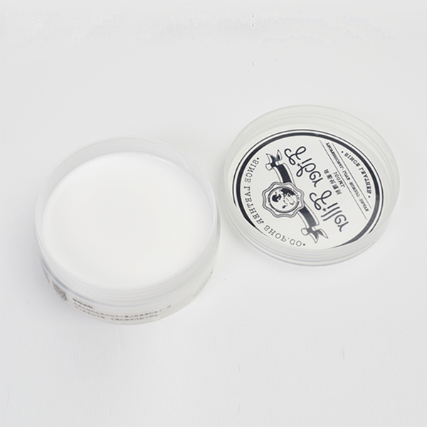 Since Fiber Filler Polish of the edge or Leather Burnishing Gum Leathercraft