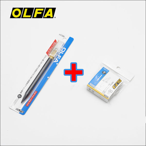 Leather Working Tools Olfa Design Knife 216B drawer cutter curved JAPAN leather tools leathermob - LeatherMob