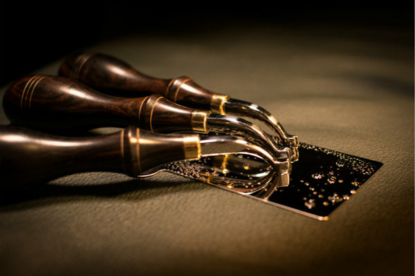 Leather Working Tools African Blackwood handle Press Edge Creaser Scriber Shaver Leather Craft Leathercraft LeatherMob DIY Tool - LeatherMob