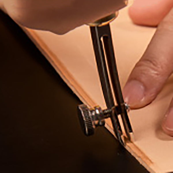 Leather Working Tools Adjustable Since Edge Creaser Pressing Stitching Groove Leathercraft Leather - LeatherMob