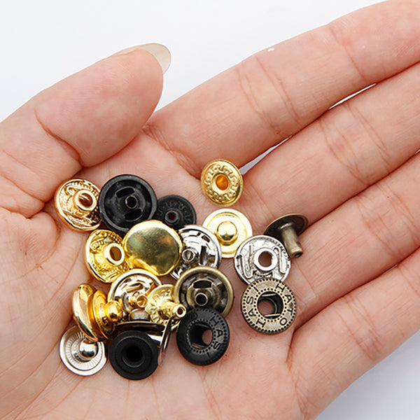 Leather Working Tools 12.6mm Glove Snaps Button Japan Seiwa LeatherMob Leathercraft Leather Hardware - LeatherMob