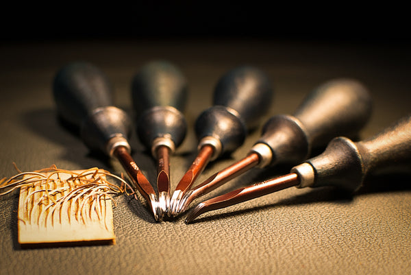 Leather Working Tools Edge Japanese style Bevelers Edge Scriber Edge Shaver Creaser Craft Leathercraft - LeatherMob