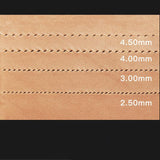 Leathermob Since Pricking Iron Japanese style for Leathercraft, Saddle Stitch, sewing, Chisel