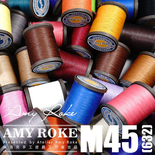 Atelier Amy Roke thread in cotton & Linen 0.45mm(632) Sewing Spool Cable Leathermob leathercraft