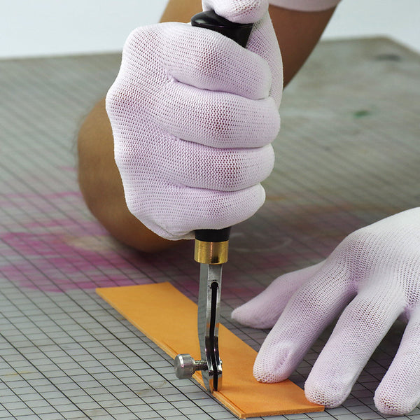 Leather Working Tools Adjustable Edge Stitching Groover - LeatherMob