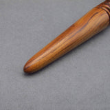 Leather Edge Slicker Round Burnisher Wood Leathercraft Hand Tool polishing sanding Smooth Wood