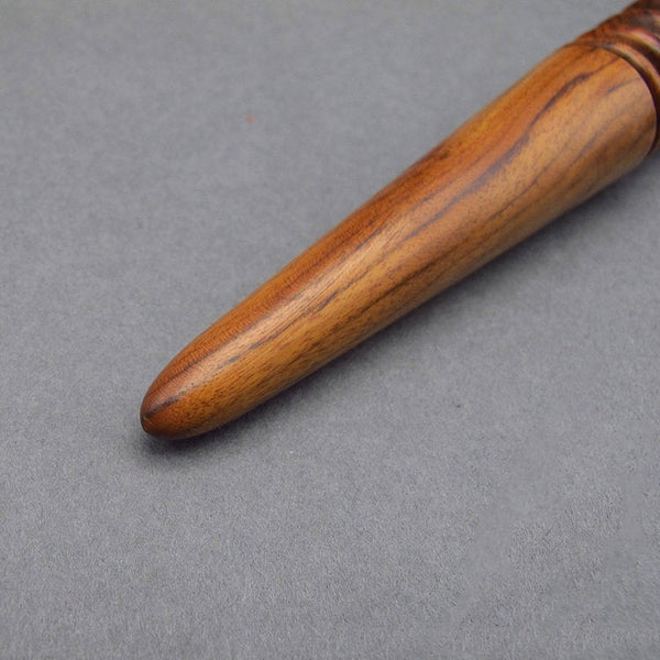 Leather Edge Slicker Round Burnisher Wood Leathercraft Hand Tool polishing sanding Smooth Wood