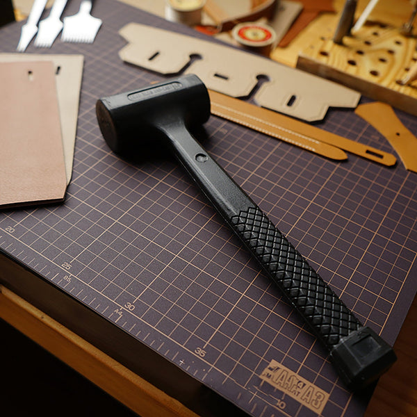 Leather Working Tools Tajima Rubber Hammer - LeatherMob