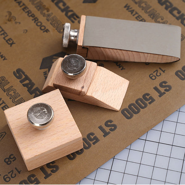 Leather Working Tools Burnisher Sandpaper Holder - LeatherMob