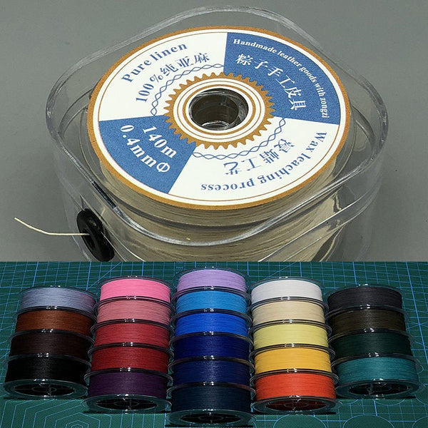 Leather Working Tools Zongzi Pure Linen Wax Thread (832) - LeatherMob