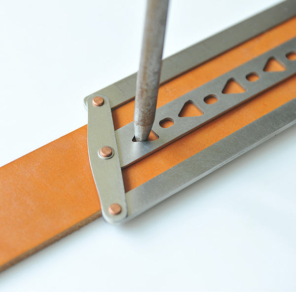 Leather Belt Punching Hole Positioning Ruler