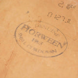 Leather Working Tools Horween Burgundy Shell Cordovan Leather - LeatherMob