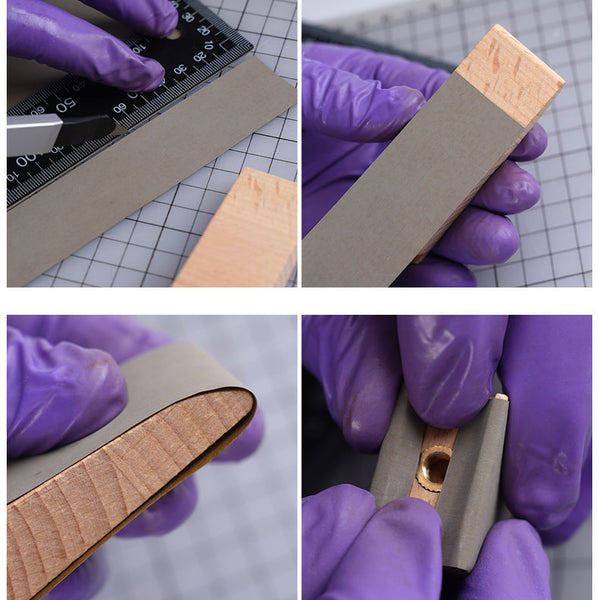 Leather Working Tools Burnisher Sandpaper Holder - LeatherMob