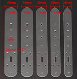 Set of Belt Hole Positioning Acrylic Template